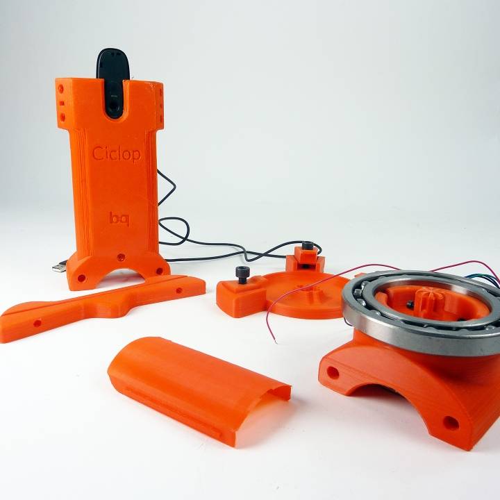 3D Printable Ciclop 3D Scanner By BQ 3D