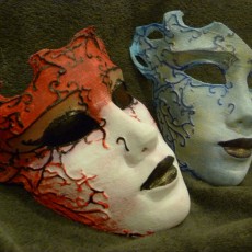 Picture of print of Venetian mask