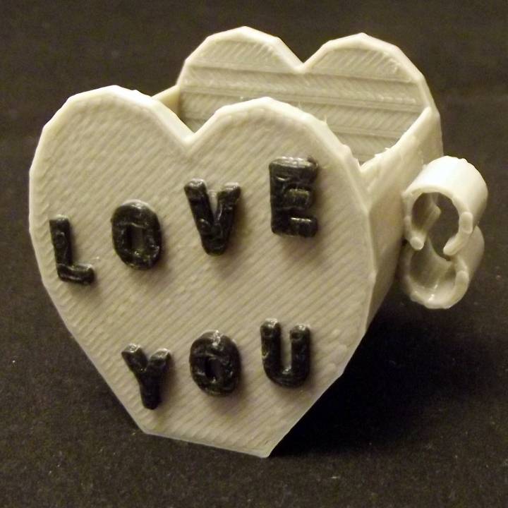 Heart-shaped mug image