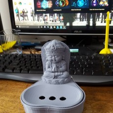 Picture of print of Little Buddha soap dish