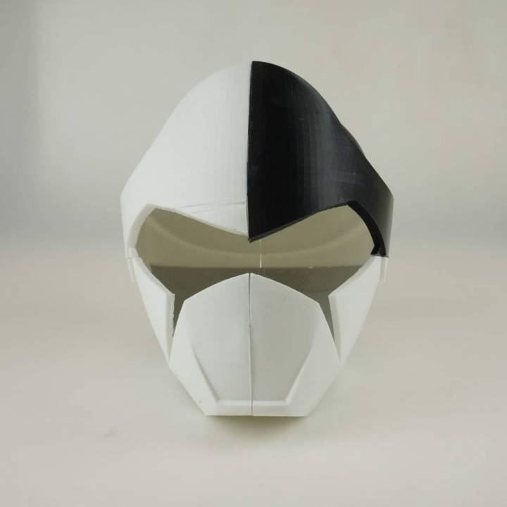 Red Super Megaforce power ranger helmet image