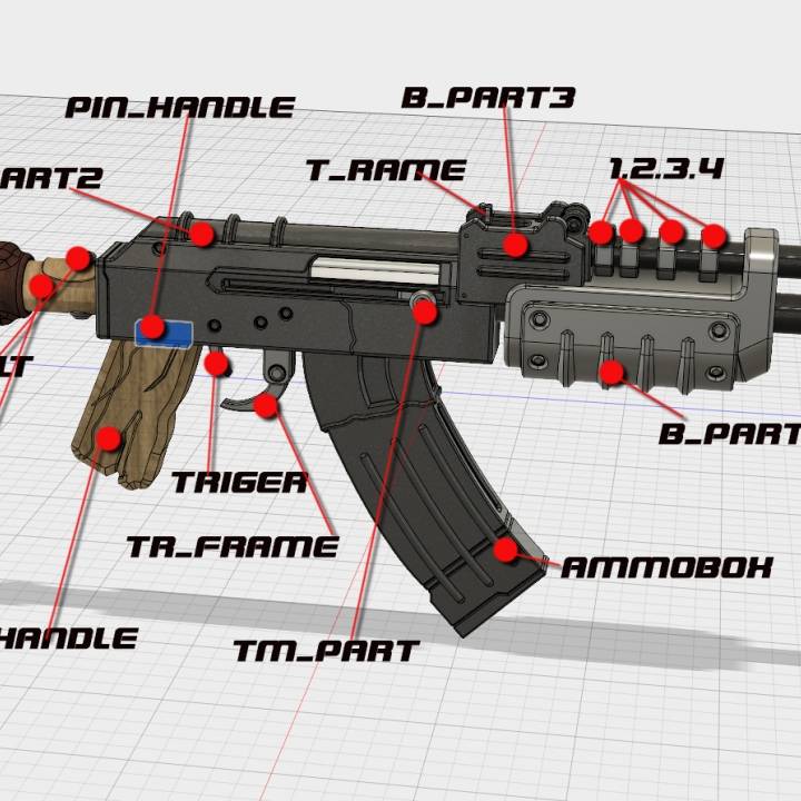 AK47 from Rust image