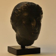 Picture of print of Female Head at The British Museum, London
