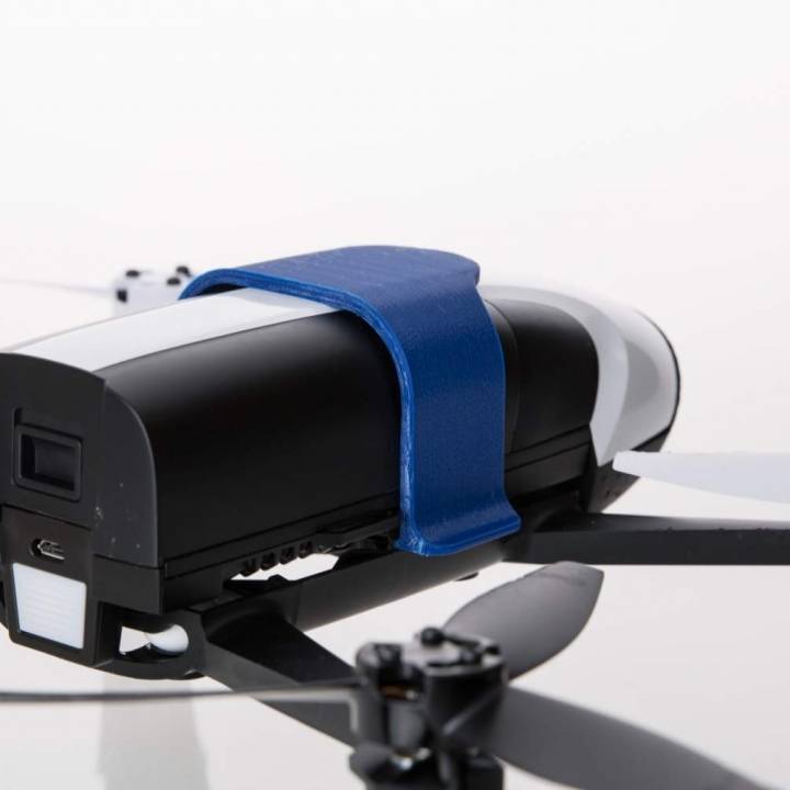 3D Printable Bebop 2 Drone Top Mount by Kirby Downey