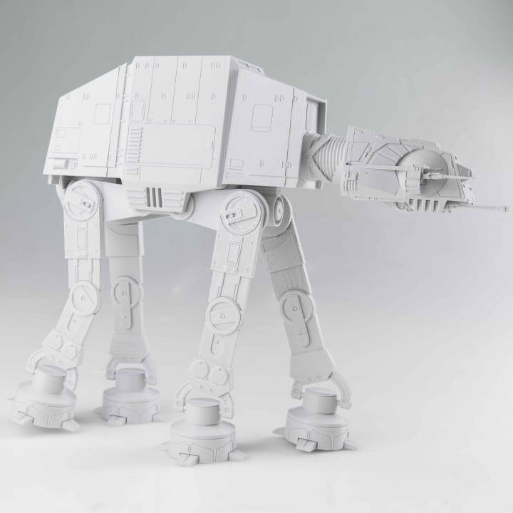 Detailed AT-AT from Star Wars Scale 1:75 image