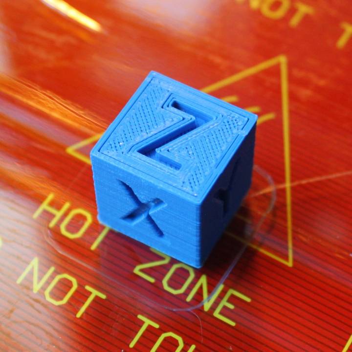 XYZ 20mm 3D printer Calibration Cube image
