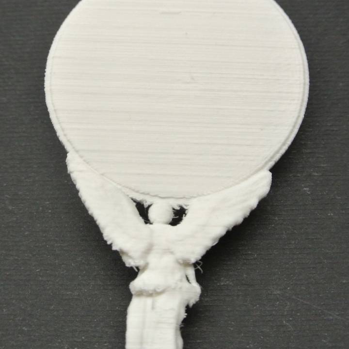Hand mirror with Nike (Victory) as support at The British Museum, London image