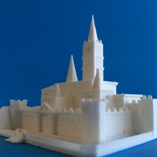 Picture of print of Hyrule Castle