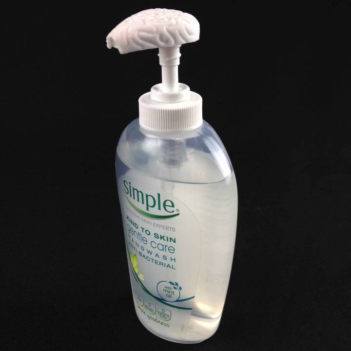 Simple Hand wash pump cover with details (unilever) image