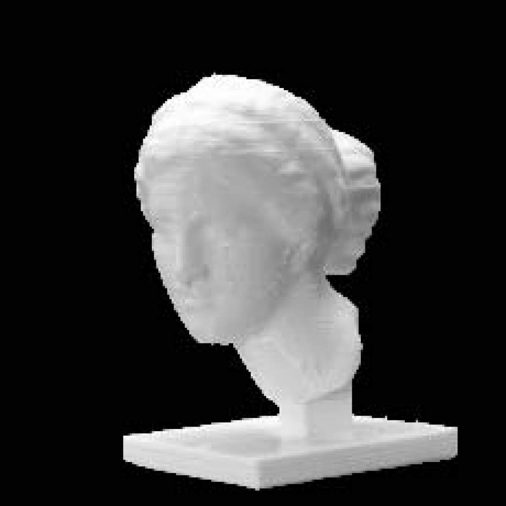 3D Printable Female head, modeled from the Aphrodite of Cnidus at The  Louvre, Paris by Scan The World