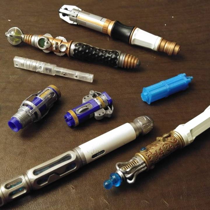 3D Printable 12th Doctors Sonic Screwdriver by William Alden Coleman