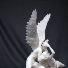 Picture of print of Psyche Revived by Cupid's Kiss at The Louvre, Paris