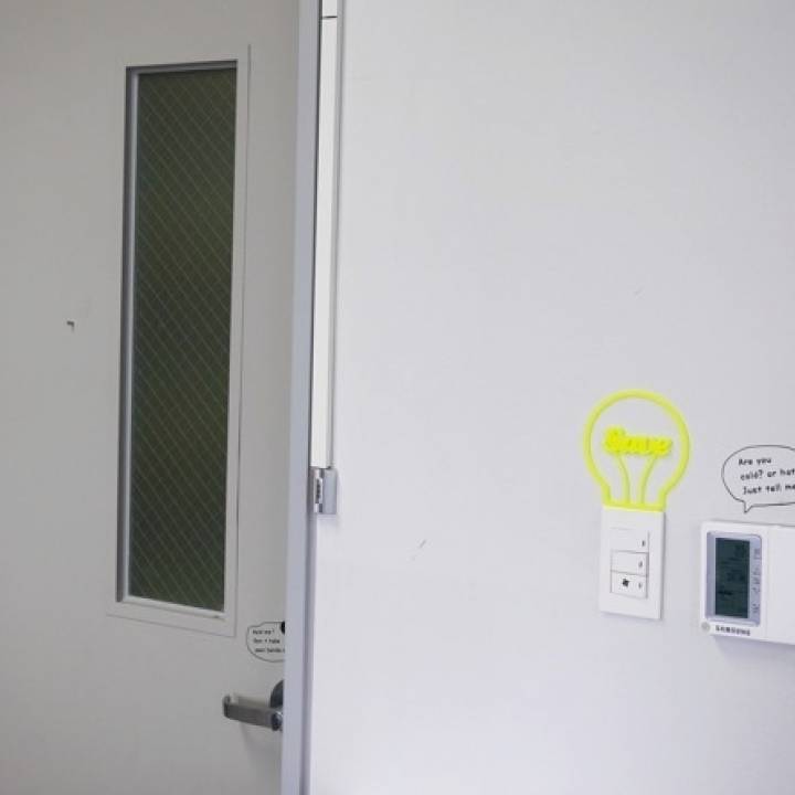 3D Printable Bulb for decorating and energy-saving by Da-eun Jun