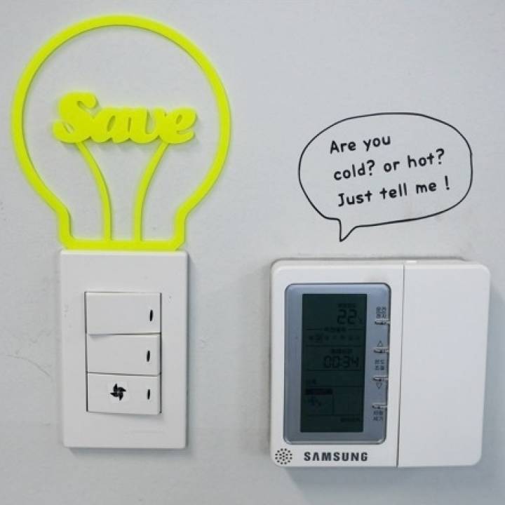 3D Printable Bulb for decorating and energy-saving by Da-eun Jun