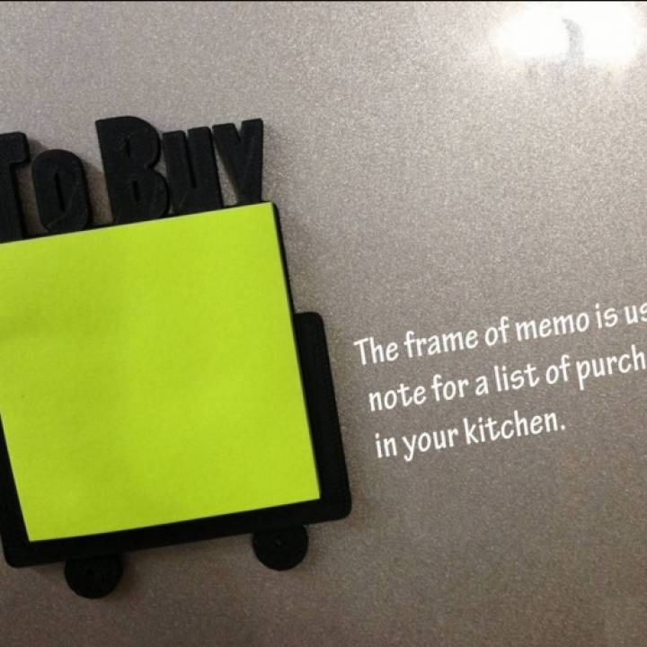 Frame of memo_To Buy image