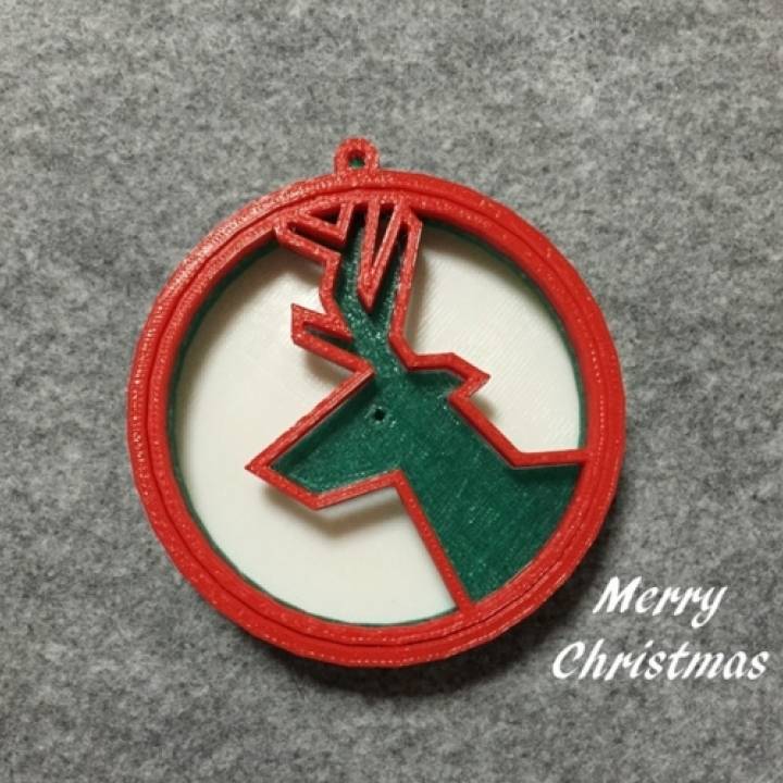 Deer ring for Christmas image