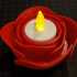 White Rose Tealight Candleholder print image