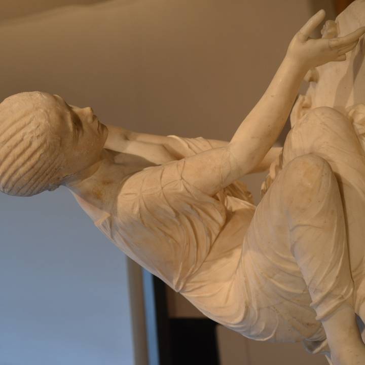 Girl Playing Astragaloi at The Altes Museum, Berlin image