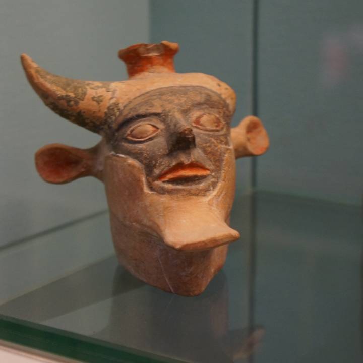 Vase in the form of a river God at The British Museum, London image