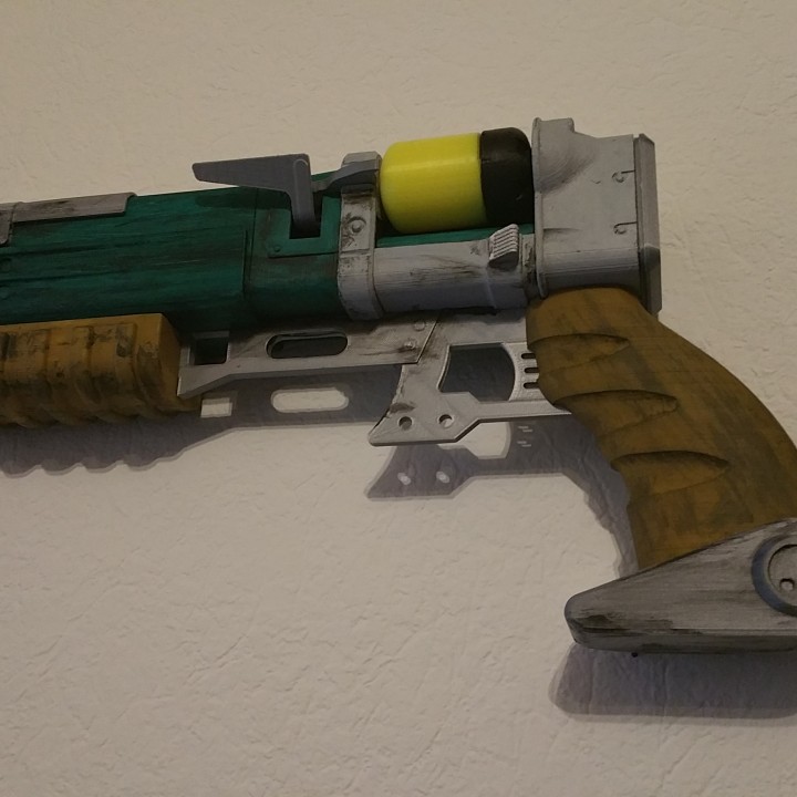 3d print of fallout 4 laser pistol by themojo
