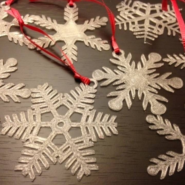 Snowflake Ornaments image