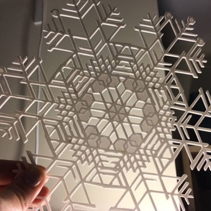 Huge Snowflakes - from the Snowflake Machine image