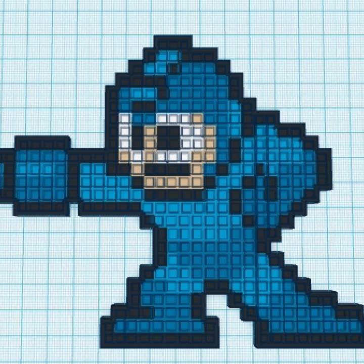 Megaman cookie cutter image