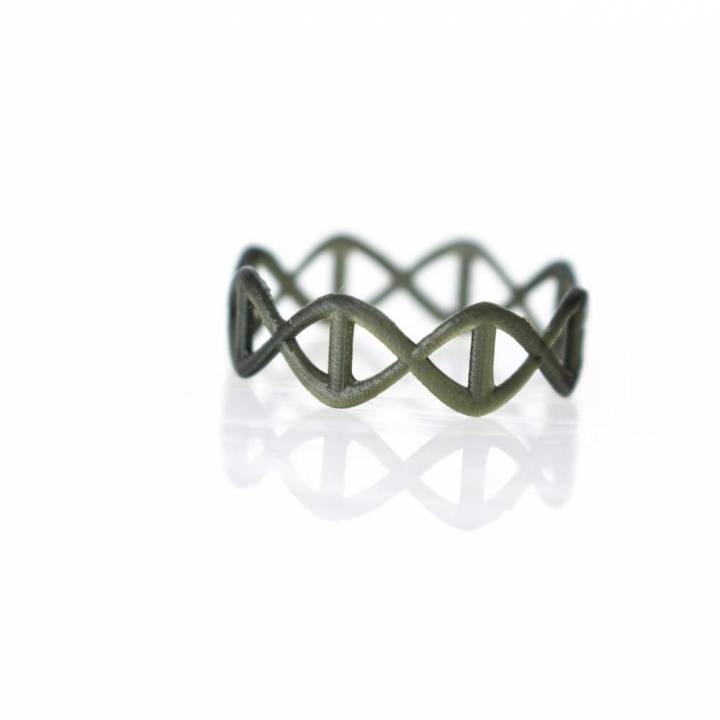DNA Silver Ring image