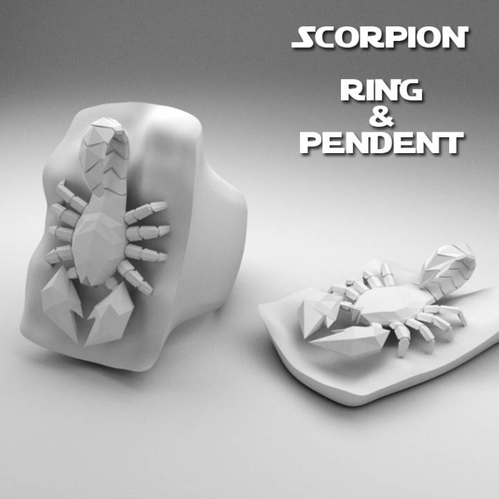 Set Ring & Pendent Scorpion image