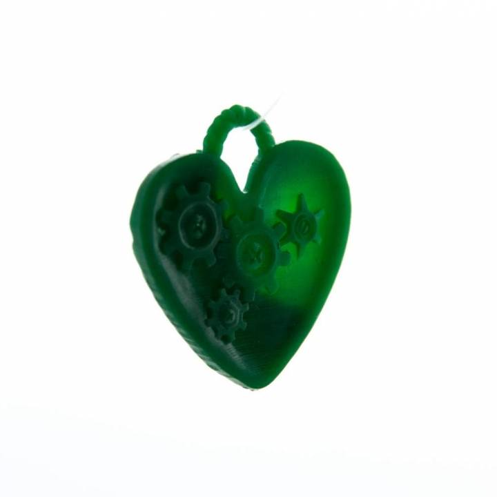 Zipped Heart Pendant image