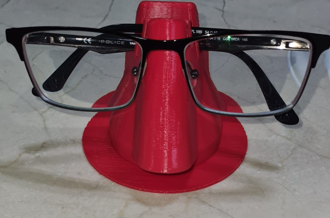 3d Printable Nose Glasses Holder By Lauren Kosub