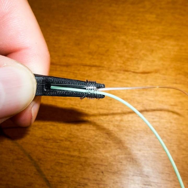 3D Printable Fly Fishing Nail Knot Tool by Steve Thone