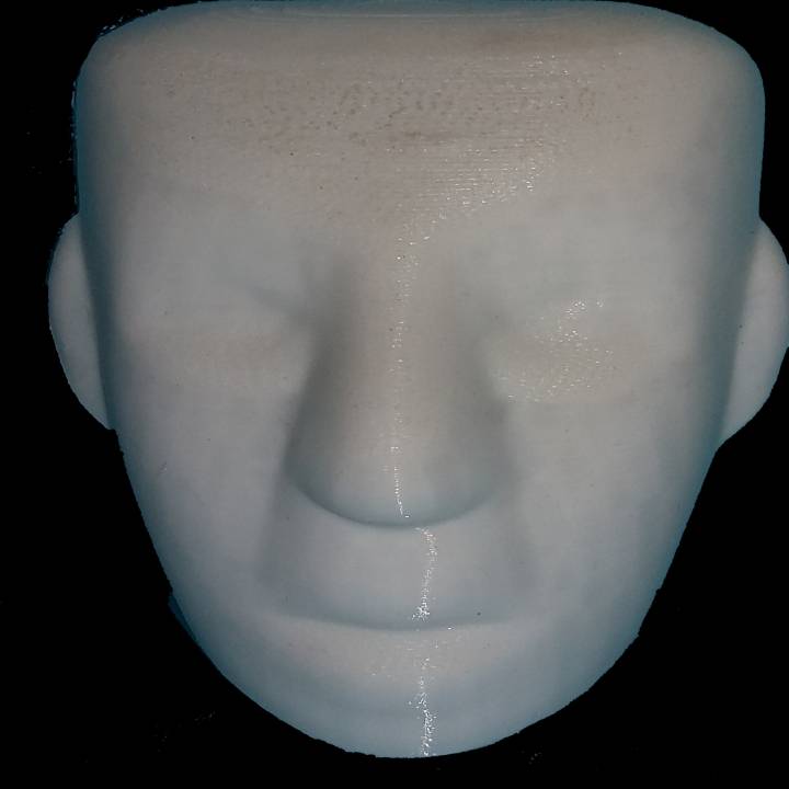 Stone mask at The British Museum, London image
