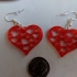 Earrings hearts 1.2 print image