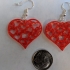 Earrings hearts 1.3 print image
