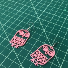 Picture of print of Earrings owl 1