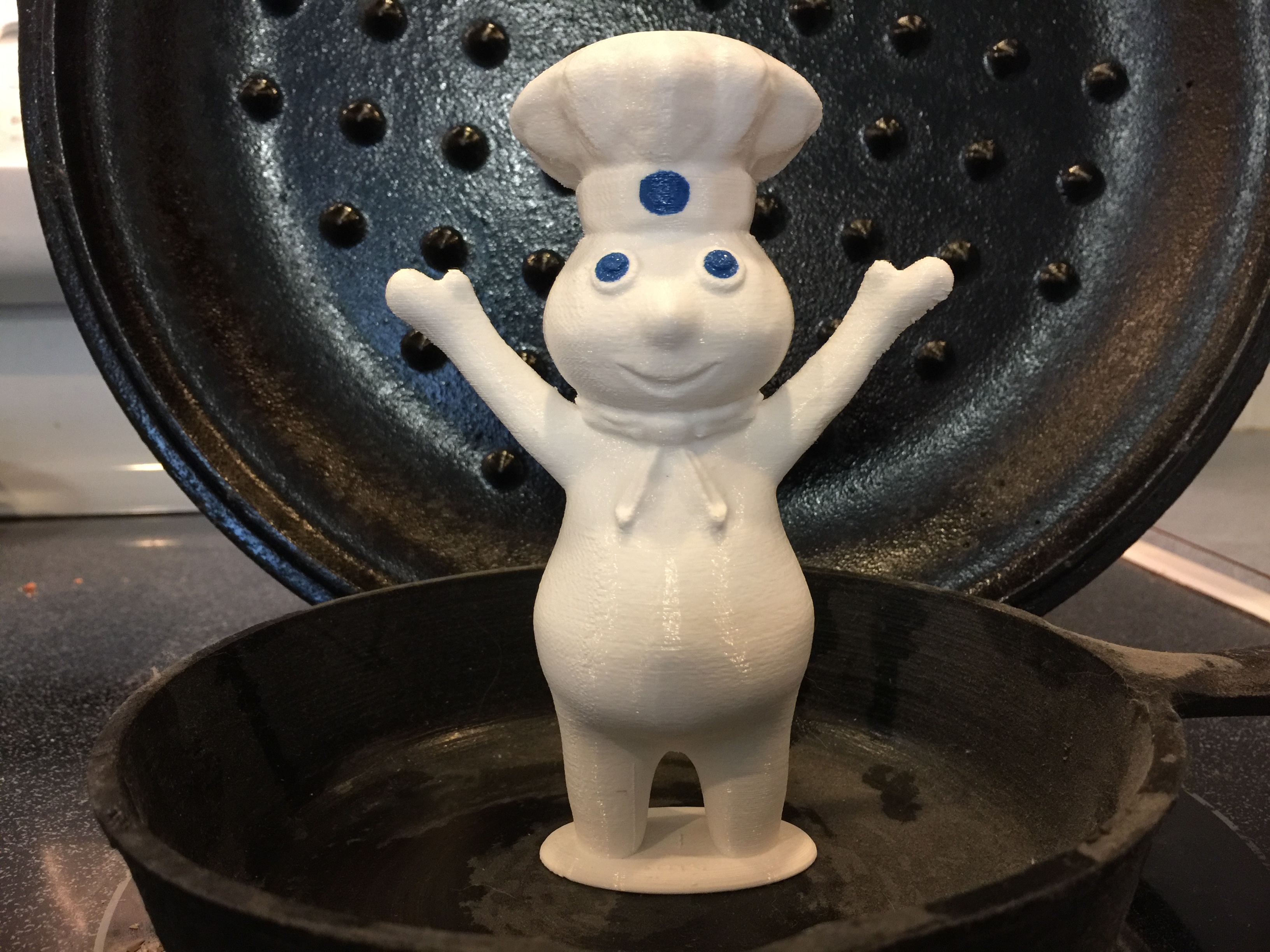3D Printed pillsbury doughboy by Devin Albrecht | Pinshape