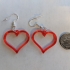 Earrings hearts 1.1 print image