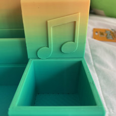 Picture of print of Desk Organizer w/music notes