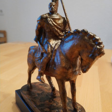 Picture of print of Decebalus Equestrian Statue in Deva, Romania