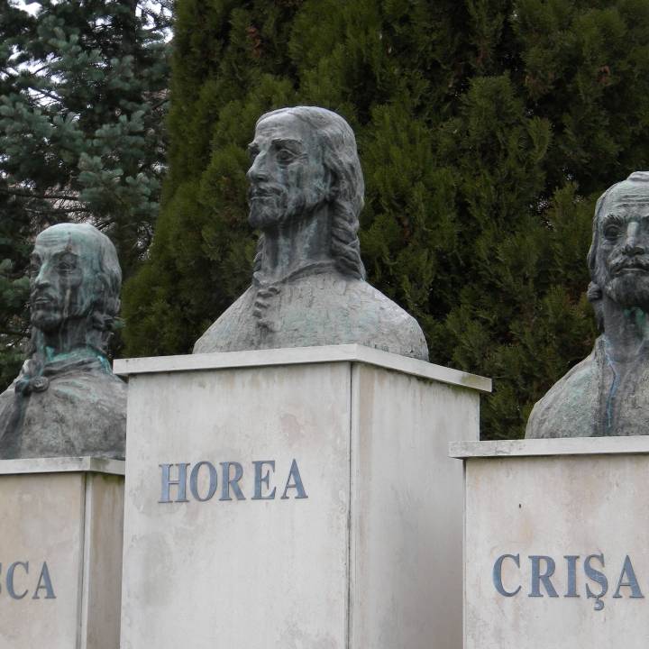 Bust of Vasile Ursu Nicola Horea in Deva, Romania image
