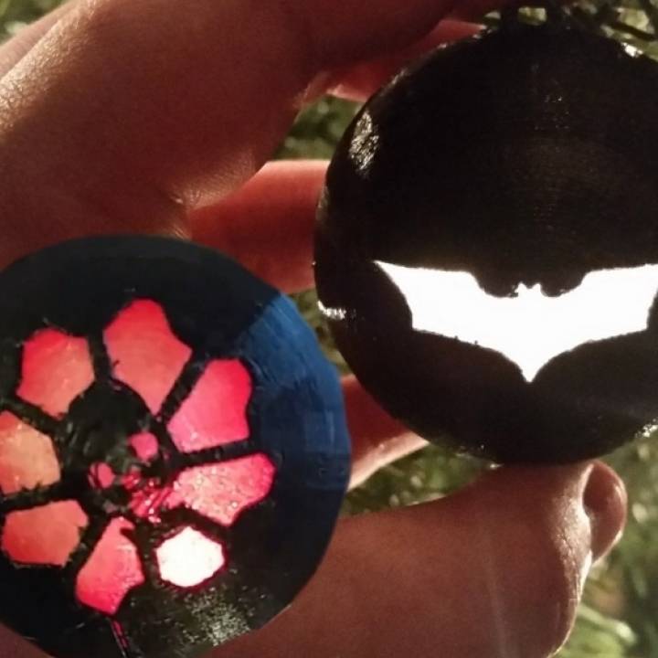 Light Up Ornaments (Batman & Gears of War) image
