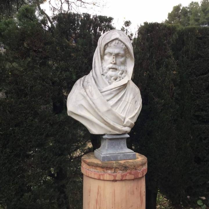 Bust at The Parc del Laberint d'Horta, Barcelona image