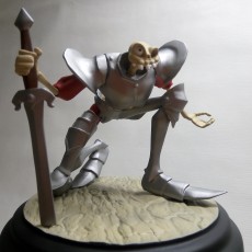 Picture of print of Sir Daniel Fortesque Statue