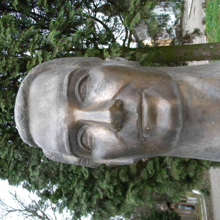 Béla Károlyi bust in Deva, Romania image