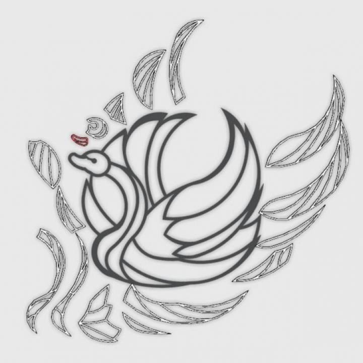 Quilling "Swan" image