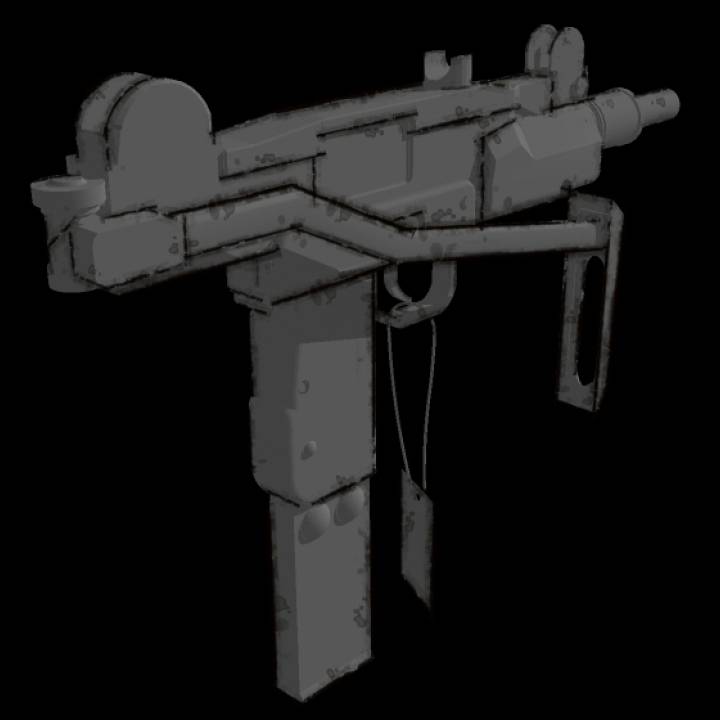 Toy gun - mini UZI 9mm submachine gun image
