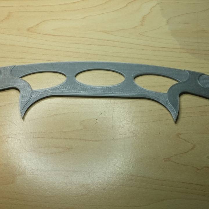 3D Printable Custom Bat'Leth Design by Alicia Gardiner