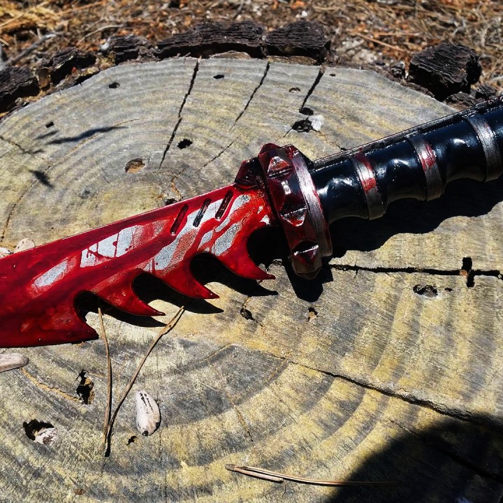 3D Print of Gears Of War Knife by turtle89