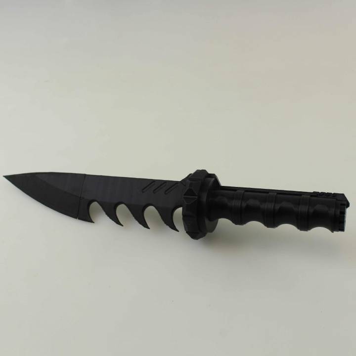 3D Printable Gears Of War Knife by Kirby Downey